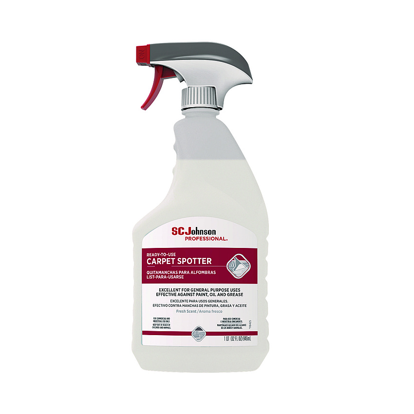 SC Johnson Professional Carpet Spotter, Fresh Scent, 32 oz Spray Bottle, 6/Carton (SJN680085)