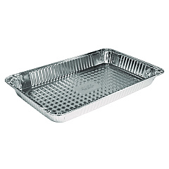 HFA Aluminum Steam Table Pans, Full-Size Deep, 65 Gauge, 2.19" Deep, 12.75 x 20.75, 50/Carton (HFA402070)
