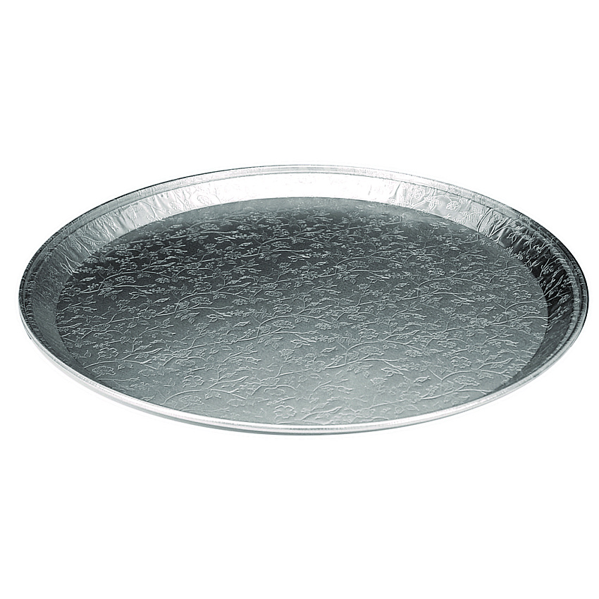 HFA Aluminum Embossed Tray, 16" Diameter, 25/Carton (HFA2013100)