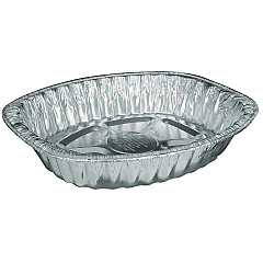 HFA Giant Rack Roaster Pan, 272 oz, 14.43 x 3.12 x 17.68, Silver, 100/Carton (HFA32400100)