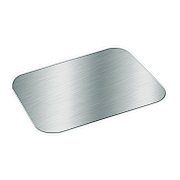 HFA Foil Laminated Board Lids, Fits 2061, 2062, 5.88 x 8.44, Aluminum, 500/Carton (HFA2062L)