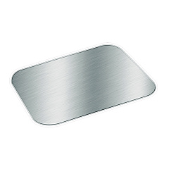 HFA Foil Laminated Board Lids, Fits 2061, 2062, 5.88 x 8.44, Aluminum, 500/Carton (HFA2062L)