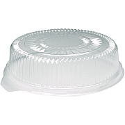 HFA Plastic Dome Lids, Embossed, Fits 4012/4013, 12" Diameter, 25/Carton (HFA4012DL)