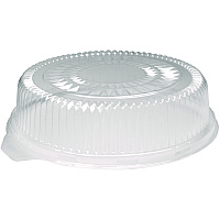 HFA Plastic Dome Lids, Embossed, Fits 4012/4013, 12" Diameter, 25/Carton (HFA4012DL)