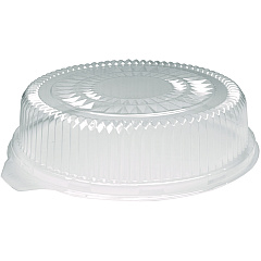 HFA Plastic Dome Lids, Embossed, Fits 4012/4013, 12" Diameter, 25/Carton (HFA4012DL)