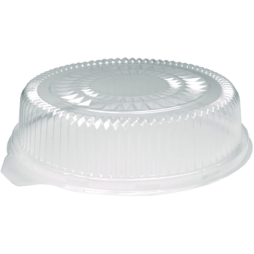 HFA Plastic Dome Lids, Embossed, Fits 4012/4013, 12" Diameter, 25/Carton (HFA4012DL)