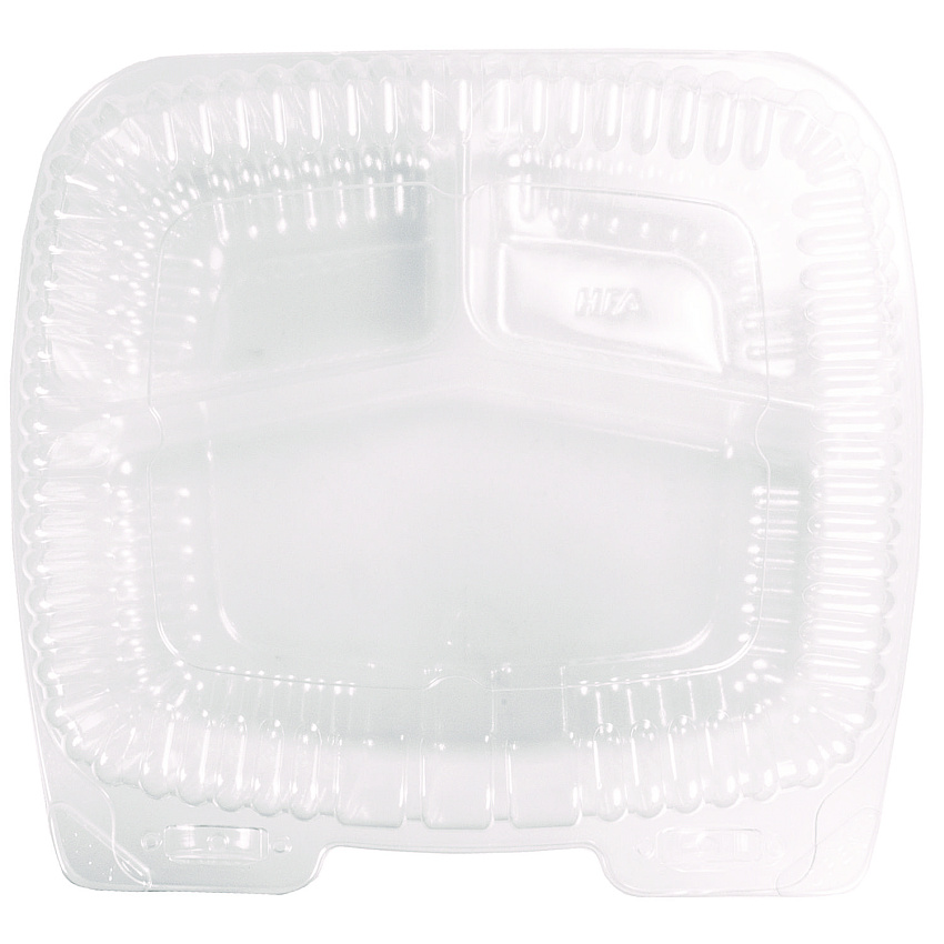 HFA Handi-Lock Three-Compartment Food Container, 8 x 3 x 8.87, Clear, Plastic, 250/Carton (HFA6093S250)