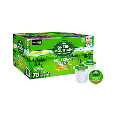 Green Mountain Coffee Roasters Roasters Roasters Breakfast Blend Coffee K-Cup Pods, Regular, 70/Box (GMT5000373741)