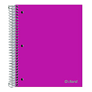 Oxford Three-Subject Notebook, 3 Subject, College Rule, Randomly Assorted Cover Color, (150) 11 x 9 Sheets (OXF10586)