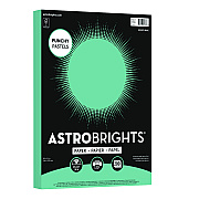 Astrobrights Color Paper - "Punchy Pastels" Assortment, 24 lb Bond Weight, 8.5 x 11, Breezy Blue, 200/Pack (WAU91736)