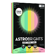Astrobrights Color Paper - "Punchy Pastels" Assortment, 24 lb Bond Weight, 8.5 x 11, Assorted, 200/Pack (WAU91741)