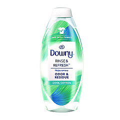 Downy Rinse and Refresh Liquid Fabric Softener, Cool Cotton Scent, 48 oz Bottle (PGC3700091446)