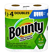 Bounty Select-a-Size Kitchen Roll Paper Towels, 2-Ply, 5.9 x 11, 90 Sheets/Roll, 2 Double Rolls/Pack (PGC030772061220)