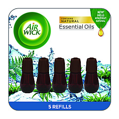 Air Wick Essential Mist Refill, Fresh Waters, 0.67 oz, 6/Pack (RAC03011PK)