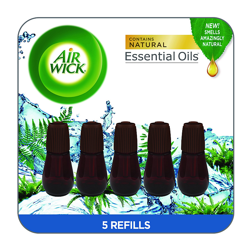 Air Wick Essential Mist Refill, Fresh Waters, 0.67 oz, 6/Pack (RAC03011PK)