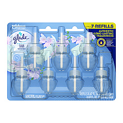 Glade Plugins Scented Oil Refill, Clean Linen, 0.67, 7/Pack (SJN350781)