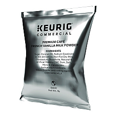 Keurig Premium Cafe Powders, French Vanilla, 16 oz Bag, 12/Carton (KEU5000370310)