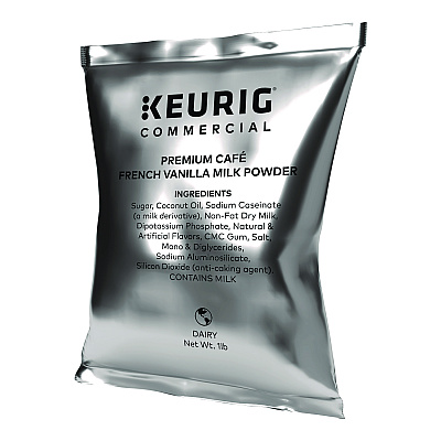 Keurig Premium Cafe Powders, French Vanilla, 16 oz Bag, 12/Carton (KEU5000370310)