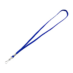Advantus Deluxe Lanyard with J-Hook, Blue, 36" Long, 100/Pack (AVT97129)
