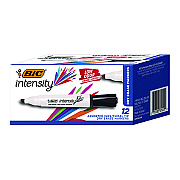 BIC Intensity Low Odor Chisel Tip Dry Erase Marker, Broad Chisel Tip, Assorted Colors, Dozen (BICGDEM11MAAST)
