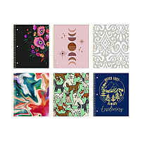 Roaring Spring Studio Series Notebook, 1-Subject, College Rule, Assorted Cover Set 3, (70) 11 x 9 Sheets (ROA11323)