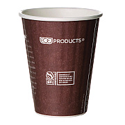 Eco-Products World Art Renewable and Compostable Insulated Hot Cups, PLA, 8 oz, 40/Pack, 20 Packs/Carton (ECOEPBNHC8WD)