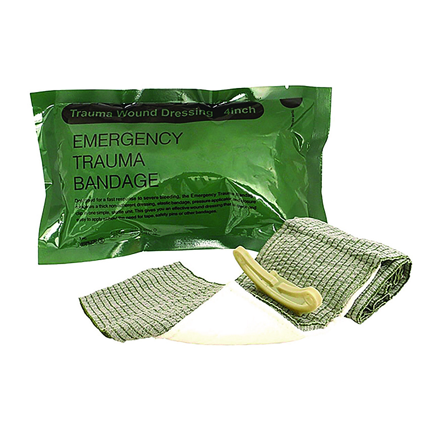 First Aid Only Israeli Bandage, Fabric, 4" Wide (FAO91152)