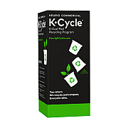 Keurig K-Cycle Cardboard Indoor Recycling Bin, Large, Cardboard, Black/Green/White, 5/Pack (KEU5000350631)