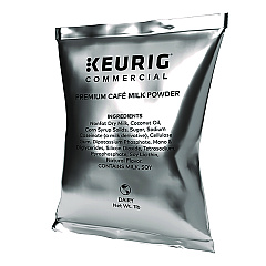 Keurig Premium Cafe Powders, Natural Milk, 16 oz Bag, 12/Carton (KEU5000370311)