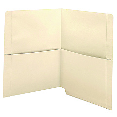 Medical Arts Press End Tab Folder with Pockets, Straight Tabs, Letter Size, Manila, 50/Box (MAQ31425MAP)
