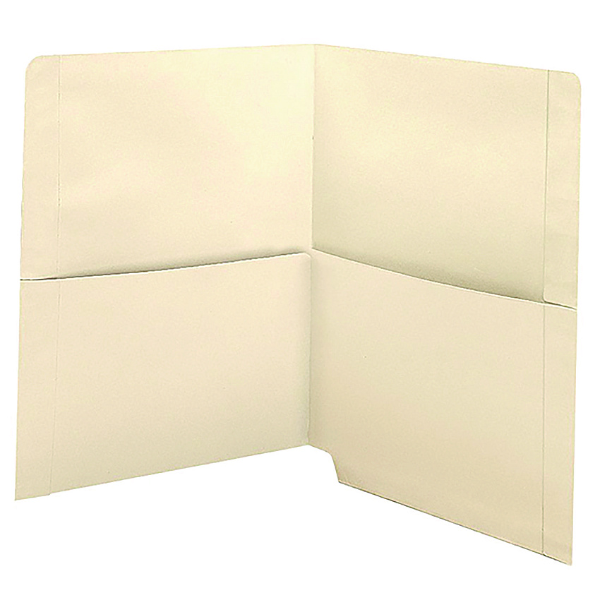 Medical Arts Press End Tab Folder with Pockets, Straight Tabs, Letter Size, Manila, 50/Box (MAQ31425MAP)