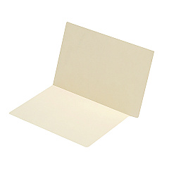 Medical Arts Press Compact End Tab File Folder, Straight Tabs, 0.75" Expansion, Manila, 100/Box (MAQ51454)