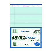 Roaring Spring Enviroshades Legal Notepads, 50 Blue 8.5 x 11 Sheets, 3/Pack (ROA74123)