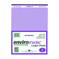 Roaring Spring Enviroshades Legal Notepads, 50 Orchid 8.5 x 11 Sheets, 3/Pack (ROA74143)