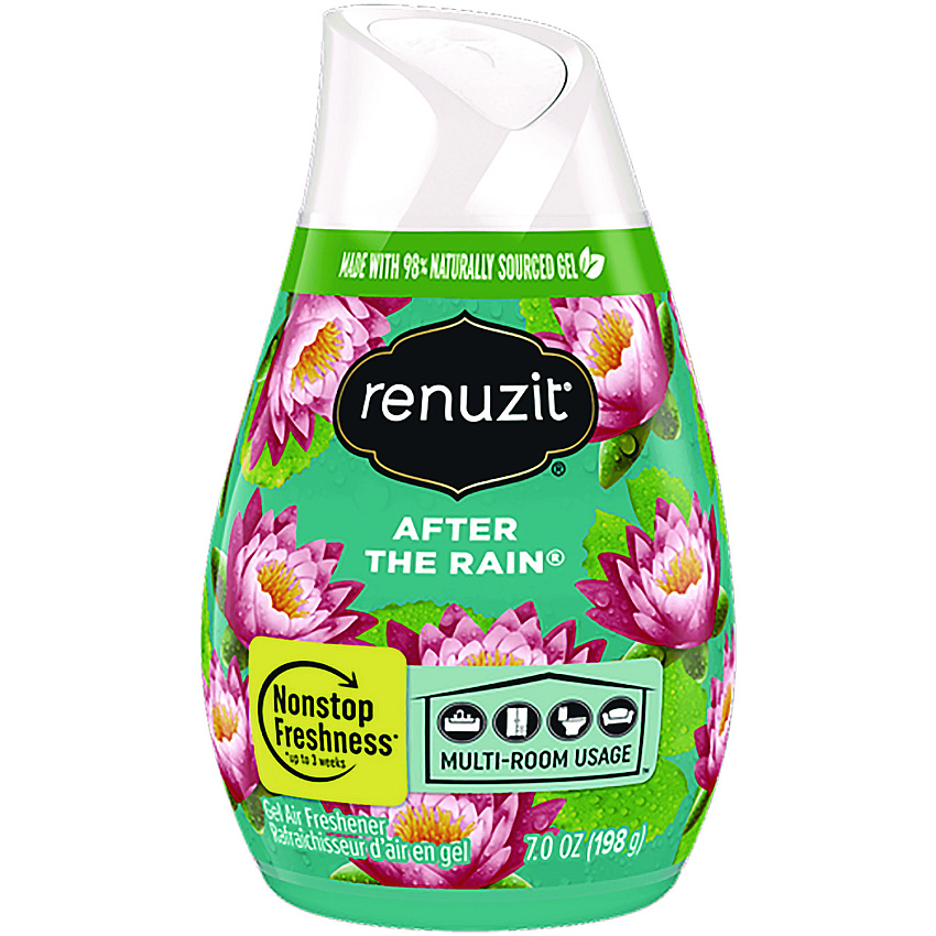 Renuzit Adjustables Air Freshener, After the Rain Scent, 7 oz Solid, 12/Carton (AMY43100CT)