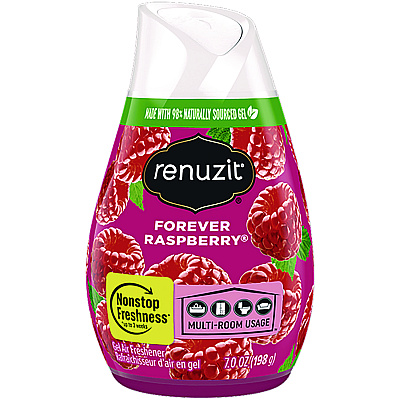Renuzit Adjustables Air Freshener, Forever Raspberry, 7 oz Solid, 12/Carton (AMY43111CT)