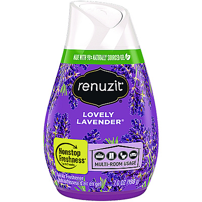 Renuzit Adjustables Air Freshener, Lovely Lavender, 7 oz Cone, 12/Carton (AMY43133CT)