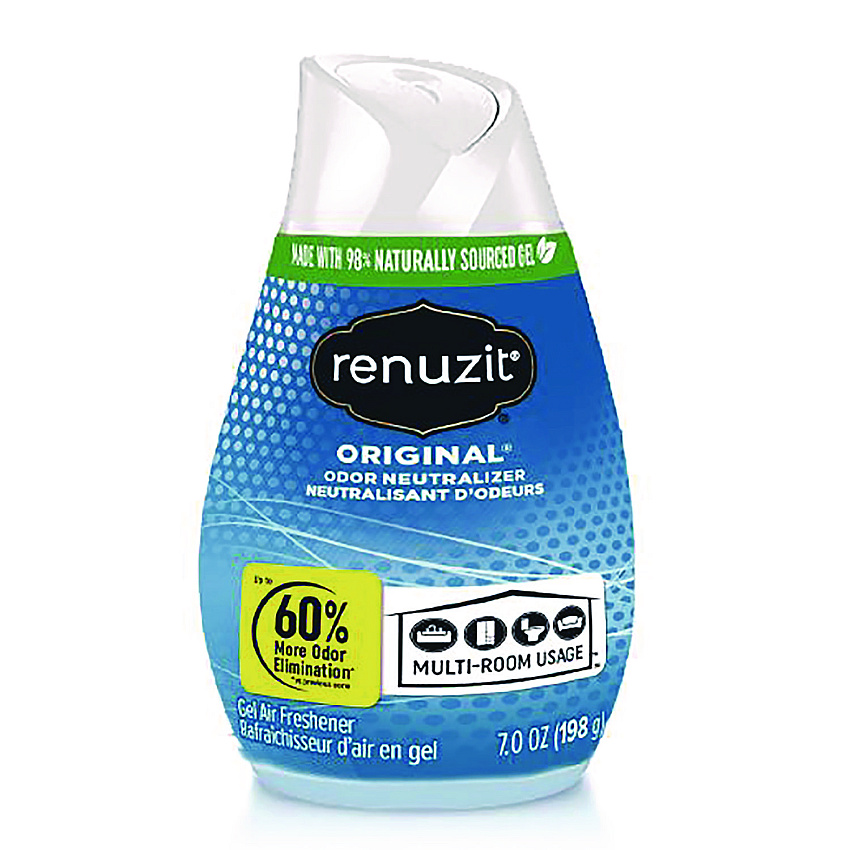 Renuzit Adjustables Air Freshener, Original Scent, 7 oz Solid, 12/Carton (AMY63133CT)