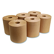 Boardwalk Green Universal Roll Towels, 1-Ply, 8" x 800 ft, Natural, 6 Rolls/Carton (BWK16GREEN)
