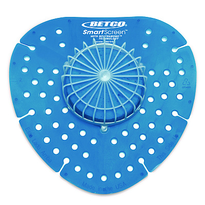 Betco SmartSCREEN Urinal Screen, Ocean Blue Scent, Blue, 1 lb, 72/Carton (BET2867200)