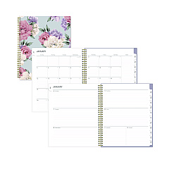Blue Sky Tula Weekly/Monthly Planner, Floral Artwork, 11" x 8.5", Purple/Pink/White Cover, 12-Month (Jan to Dec): 2026 (143971)