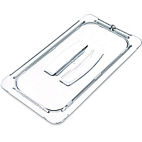 Carlisle StorPlus Polycarbonate Handled Universal Lid, 7 x 12.5 x 0.88, Clear, Plastic (CFS10270U07)