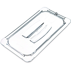 Carlisle StorPlus Polycarbonate Handled Universal Lid, 7 x 12.5 x 0.88, Clear, Plastic (CFS10270U07)