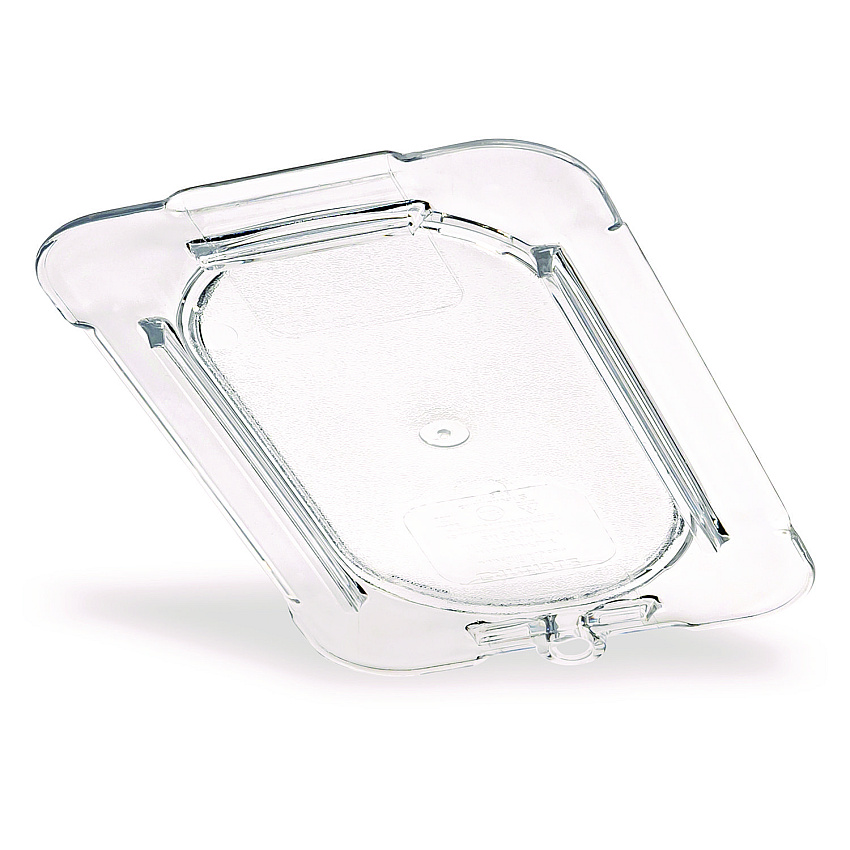 Carlisle StorPlus Polycarbonate Flat Universal Lid, 4.31 x 6.88 x 0.44, Clear, Plastic (CFS10336U07)