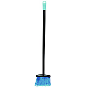 Impact Lobby Dust Pan Broom, 36.86", Black/Blue, 12/Carton (IMPT001501)