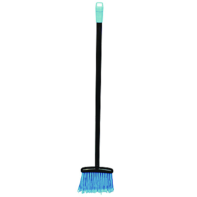 Impact Lobby Dust Pan Broom, 36.86", Black/Blue, 12/Carton (IMPT001501)
