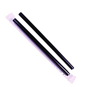 Karat Boba Straws, 9", Black, 1,600/Carton (KRTC9060SBLACK)