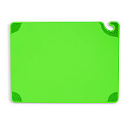 San Jamar Saf-T-Grip Cutting Board, 24 x 18 x 0.5, Green (SJMCBG182412GN)