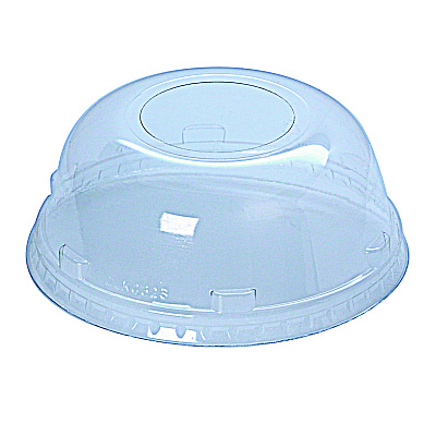 Fabri-Kal Kal-Clear/Nexclear Drink Cup Lids, Squat Dome Lid with 1.75" Hole, Fits 32 oz Cold Cups, Clear, 500/Carton (FABDLKC32S)