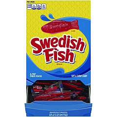 Swedish Fish Grab-and-Go Candy Snacks In Reception Box, 240-Pieces/Box (CDB43146)